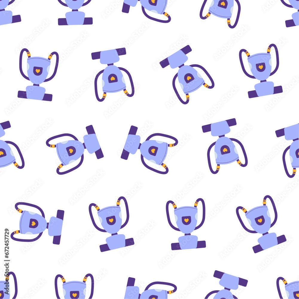 Baby carrier seamless pattern. Suitable for backgrounds, wallpapers, fabrics, textiles, wrapping papers, printed materials, and many more. Editable vector.