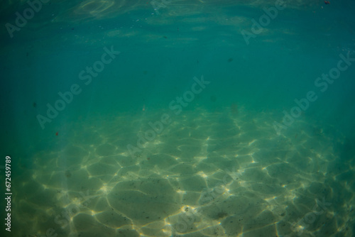 Wallpaper Mural Beautiful wavy pattern on the sand underwater. Torontodigital.ca