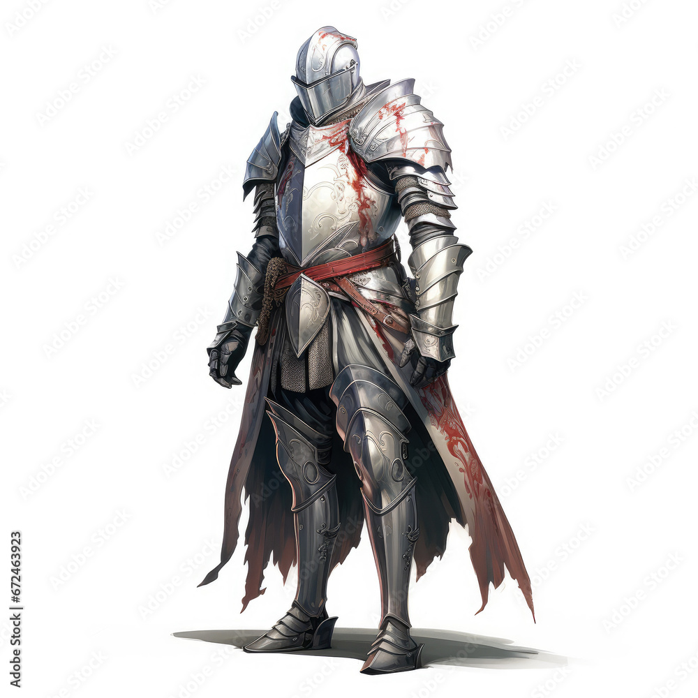 Digital Knight: Pure White Elegance
, Medieval Fantasy RPG Illustration Digital Knight: Pure White Elegance
, Medieval Fantasy RPG Illustration