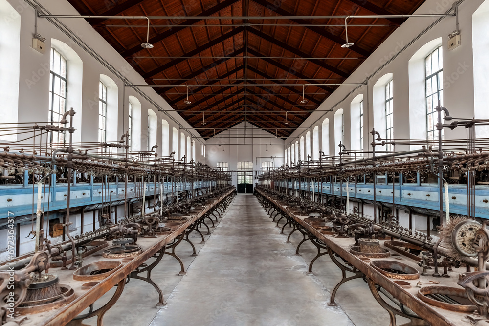 Historical Industrial complex Tzivre Silk Factory in Soufli Evros Greece