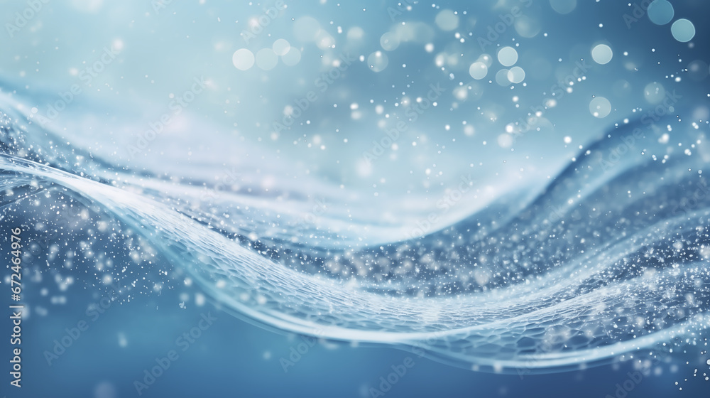 Winter snowy and blurred bokeh background. Winter snowy and blurred bokeh background.