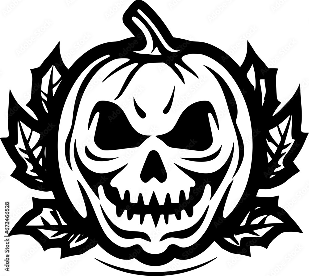 Fototapeta premium Halloween - Minimalist and Flat Logo - Vector illustration
