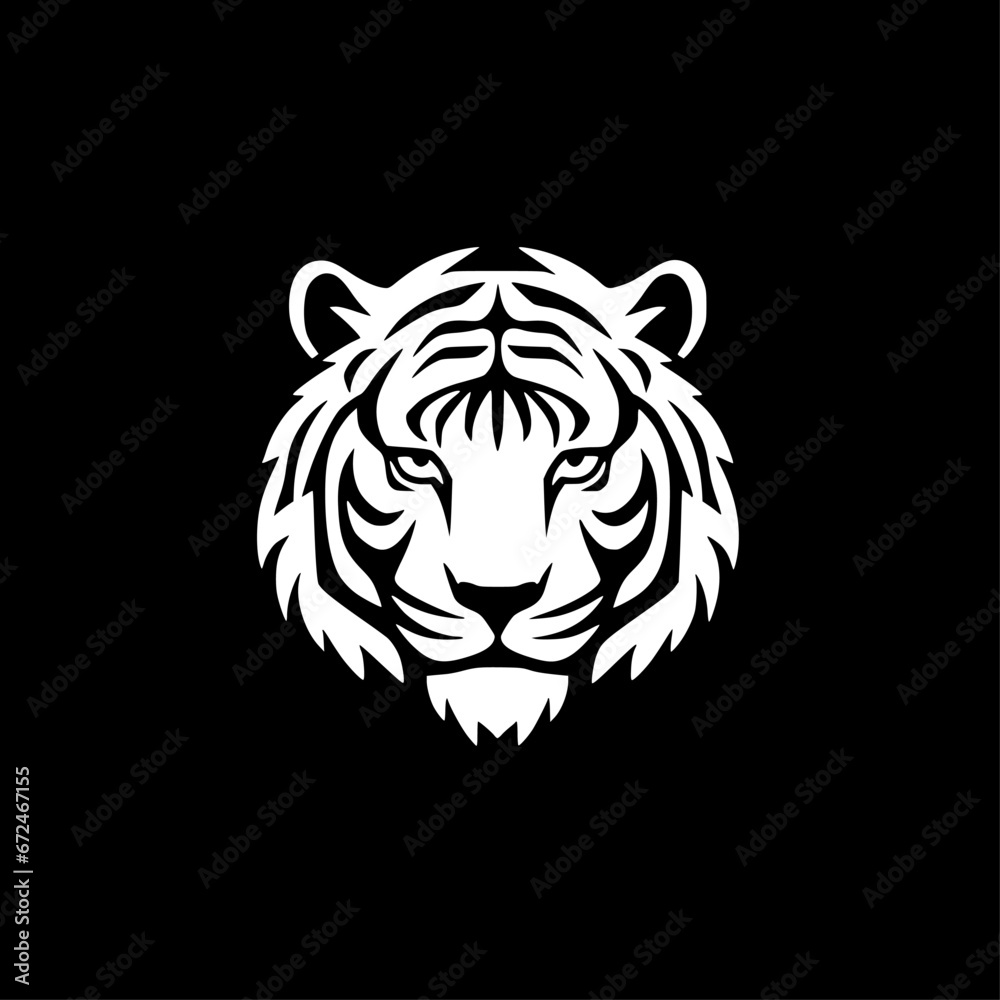 Tiger | Minimalist and Simple Silhouette - Vector illustration Tiger | Minimalist and Simple Silhouette - Vector illustration