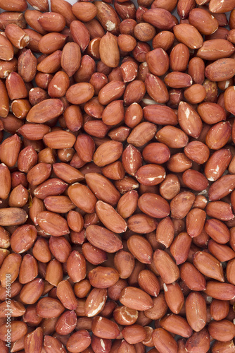A close up image of peanuts