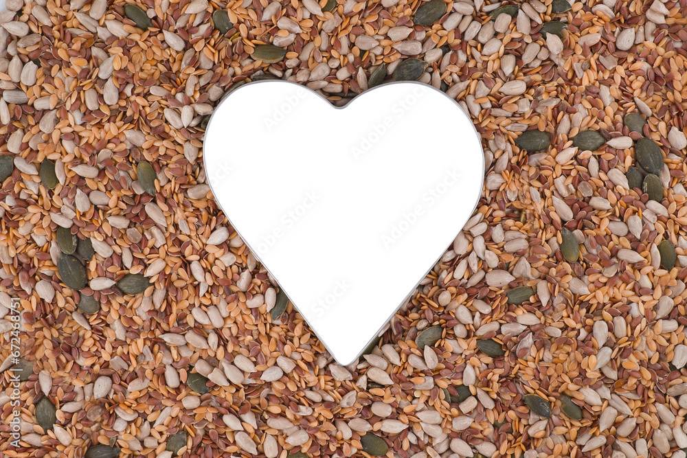 flax seeds, sunflower seeds, sesame, chia and pumpkin seeds flax seeds, sunflower seeds, sesame, chia and pumpkin seeds