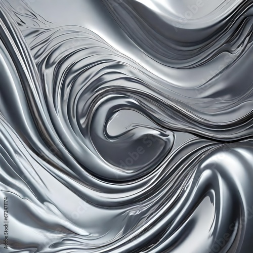 abstract liquid. wave background. grey background. silver texture. Lava, chromium, mercury, liquid metalar
