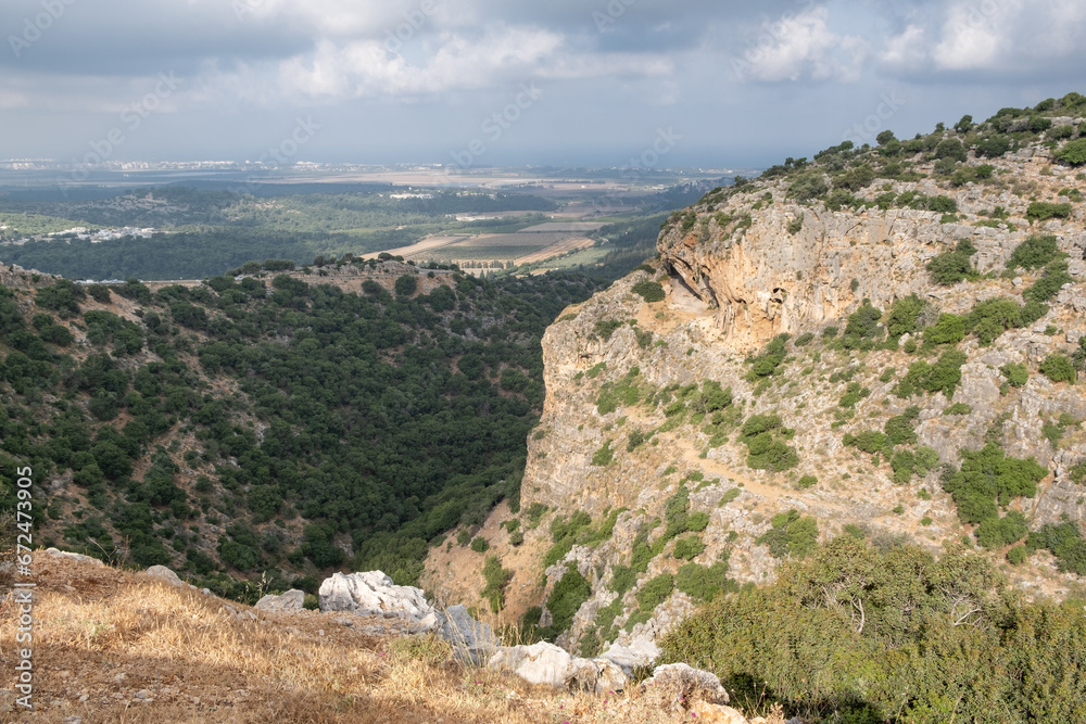 mountain peaks on the Lebanon-Israel border, the scenic beauty unfolds with stunning valleys, mountains, and the majestic Golan Heights in the northern reaches of Israel.