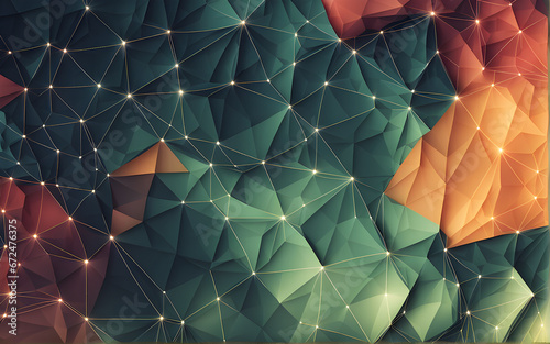 abstract background with triangles