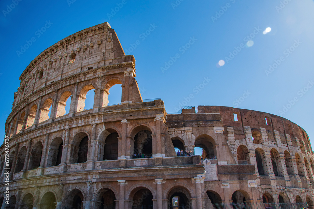 Fototapeta premium colosseum at night