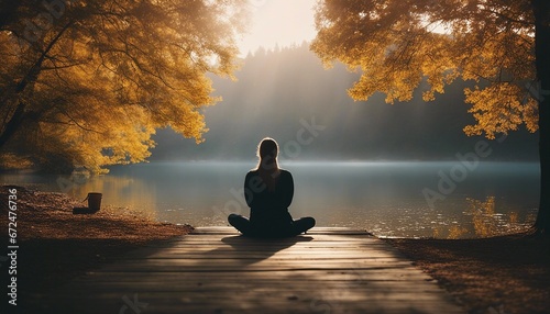 yoga on the lake