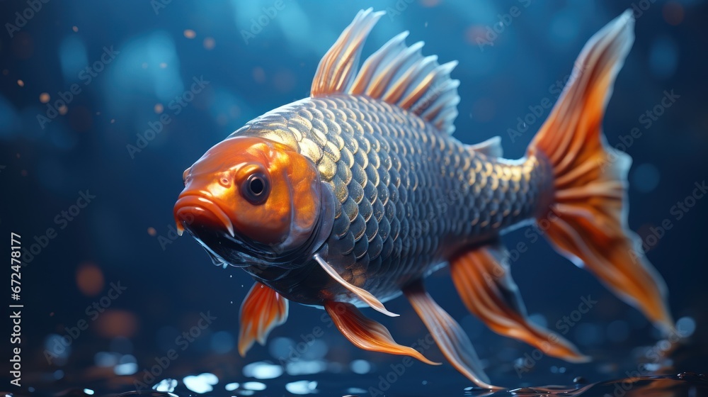 A cute lovely carp photo A cute lovely carp photo