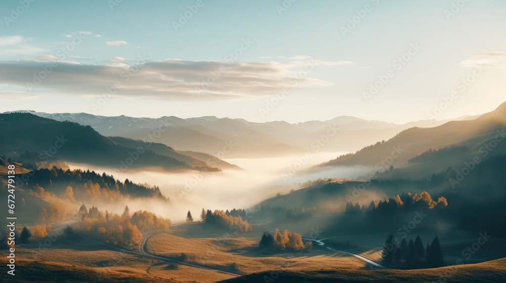 Fototapeta premium Amazing Shot Of High Mountain From Up View - High Quality Resolution With 35mm Details 