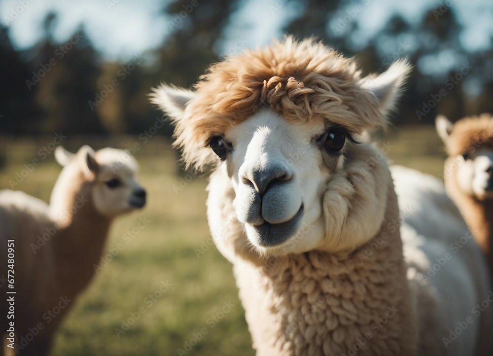 lovely and cute Alpacas on a farm
lovely and cute Alpacas on a farm