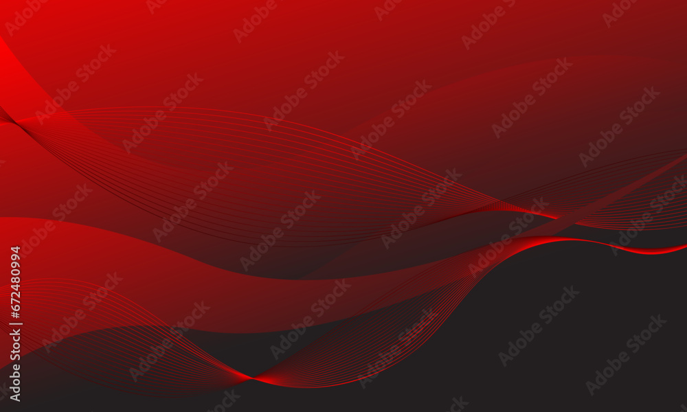 red lines wave curves soft gradient abstract background red lines wave curves soft gradient abstract background