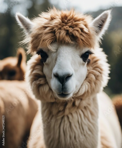 portrait of Alpacas