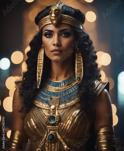 portrait of the ancient Egyptian god woman
 photo