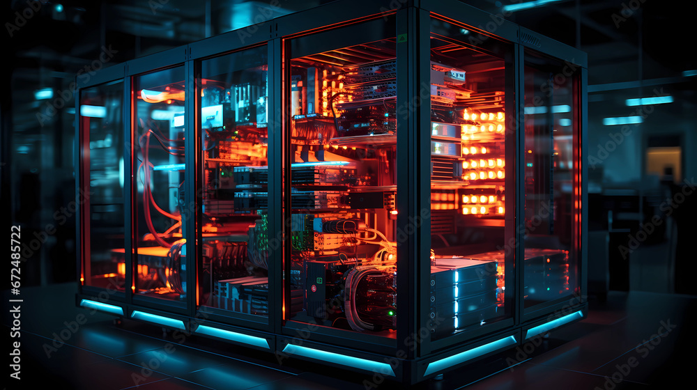 server rack setup, data center cooling, rack-mounted servers, network server rack, server rack organization, subway station