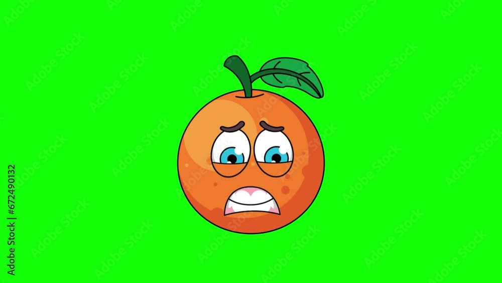 orange fruit cartoon with face screaming in fear, emoji emoticon animation
orange fruit cartoon with face screaming in fear, emoji emoticon animation