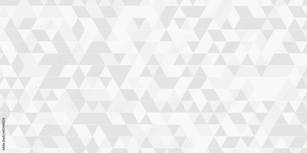 Fototapeta premium Geometric abstract background vector seamless technology gray and white background. Abstract geometric pattern gray Polygon Mosaic triangle Background, business and corporate background.