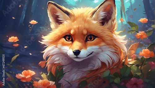 The charm and beauty of the fox