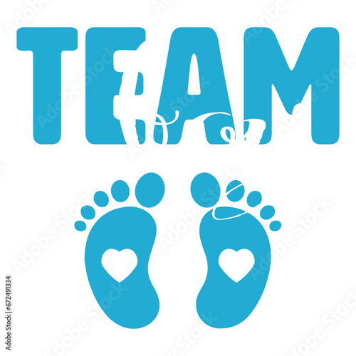 Team boy svg, Team girl svg, Pink or blue svg, Footprint Boy or girl svg, Gender reveal, Baby announcement Digital Download Svg Dxf Png Eps
