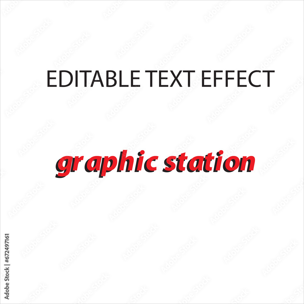Text effect design