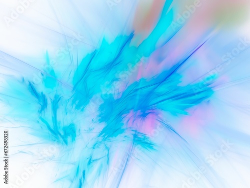 AI generated illustration of an abstract composition of pink and blue dynamic background