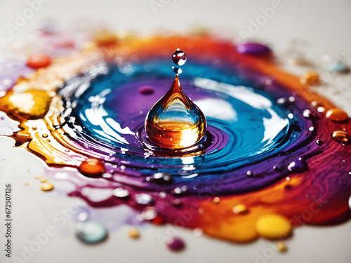 A water drops effect illustration for decoration.