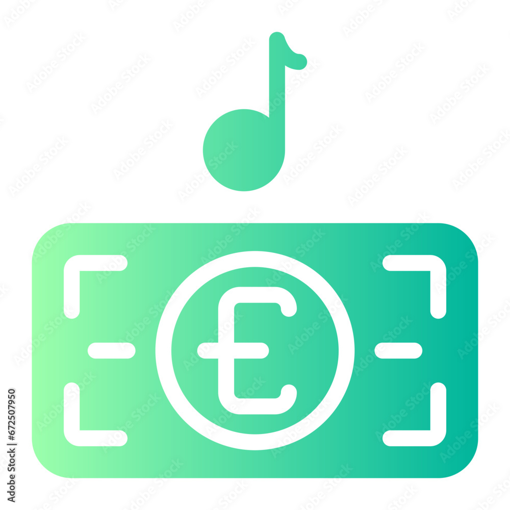 music gradient icon music gradient icon