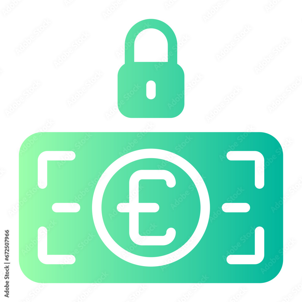 padlock gradient icon padlock gradient icon