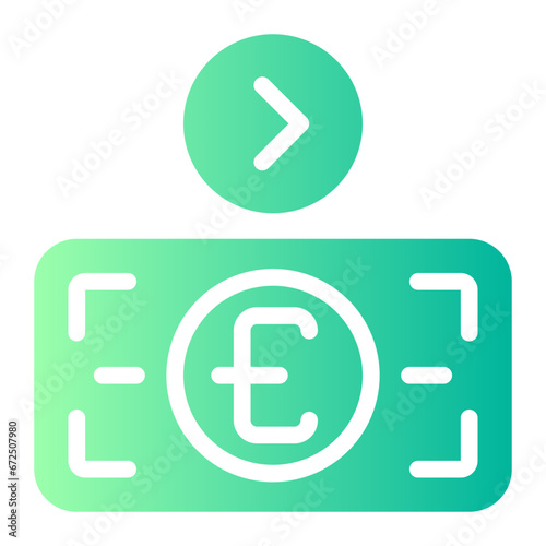 send gradient icon