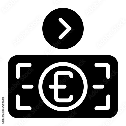 send glyph icon
