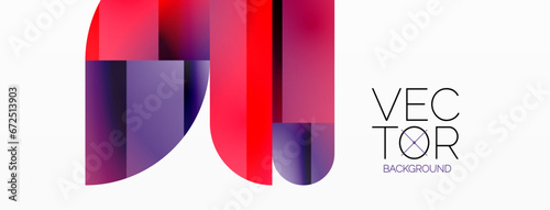 Abstract masterpiece formed by delicate interplay of circles, squares, and triangles. Geometric elements converge in harmonious chaos, evoking sense of modern creativity. Symphony of shapes