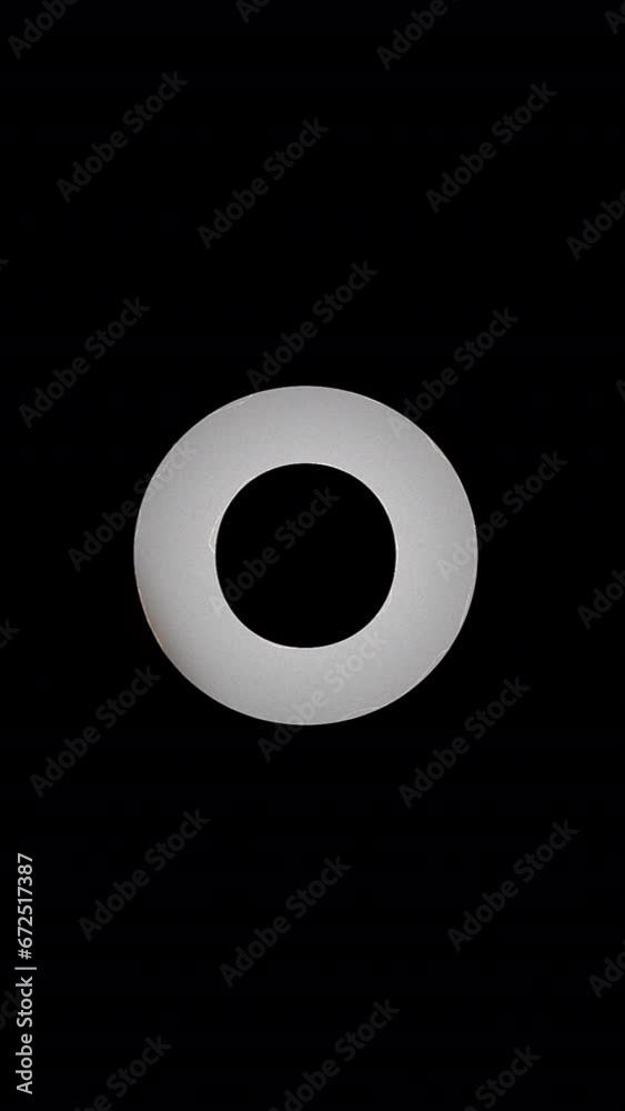 Fire letter reveal and vanish animation. O symbol burn like paper with ember and smoke on black background. Design element Fire letter reveal and vanish animation. O symbol burn like paper with ember and smoke on black background. Design element