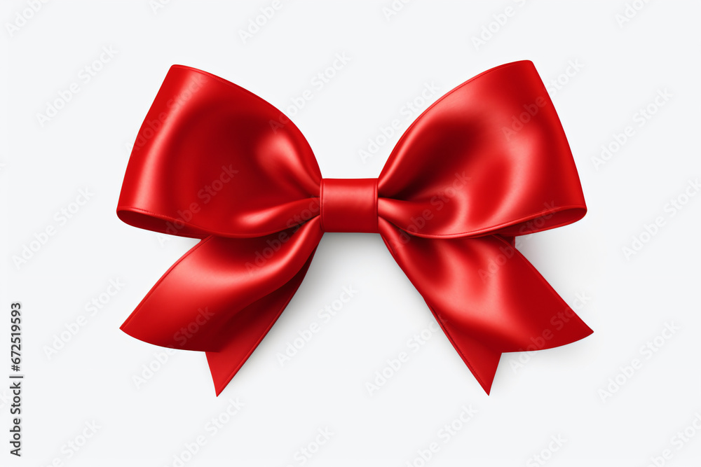 a red bow with a big bow on it a red bow with a big bow on it