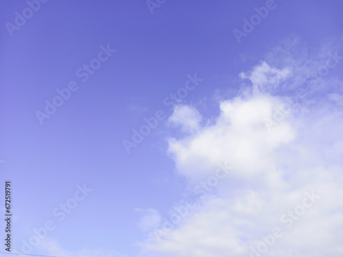 Summer blue sky cloud gradient light white background