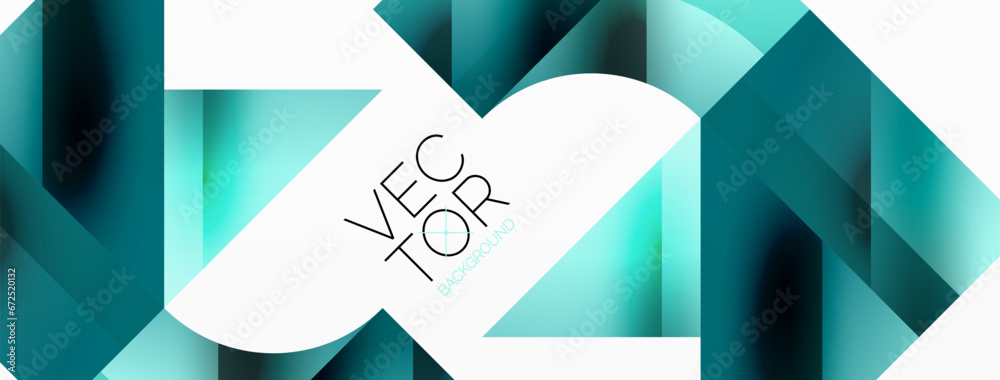 Geometric background with squares, triangles, circles. Shapes harmoniously interact, creating visually striking design for digital designs, presentations, website banners, social media posts Geometric background with squares, triangles, circles. Shapes harmoniously interact, creating visually striking design for digital designs, presentations, website banners, social media posts