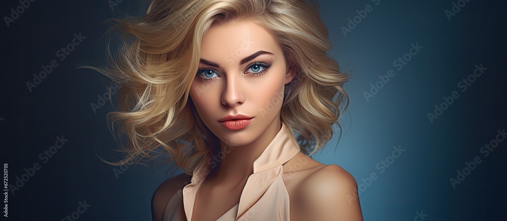 Naklejka premium Stunning image of an exquisite lady