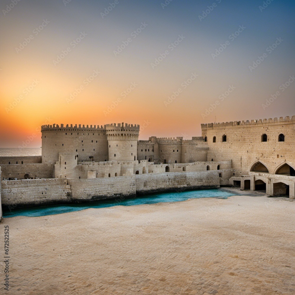 .Qaitbay Fort, Egypt.