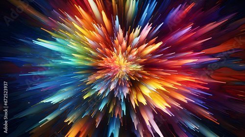 Luminous Space colorful explosion Powder color