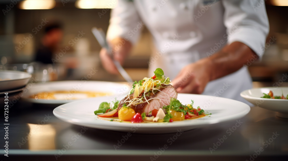 chef preparing food