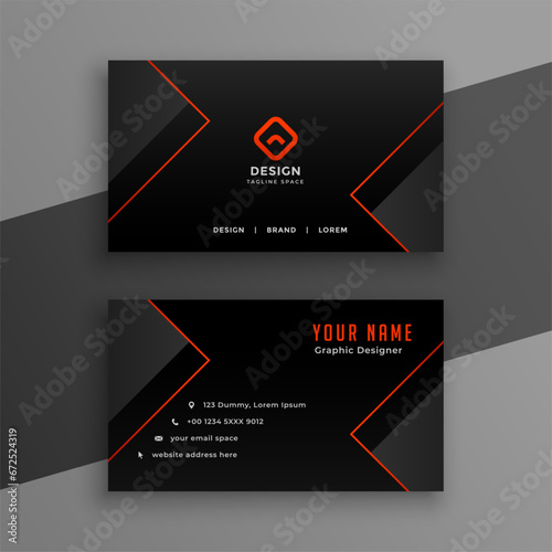 stylish corporate visiting card template a office stationery