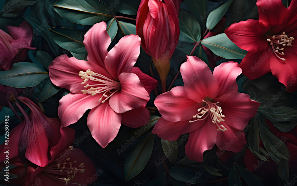 Pink Flower in Naturalist Aesthetic Pink Flower in Naturalist Aesthetic