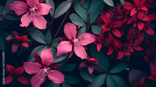 Pink Flower in Naturalist Aesthetic