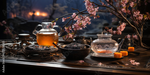 advertisment photo for chinese pu'er tea
