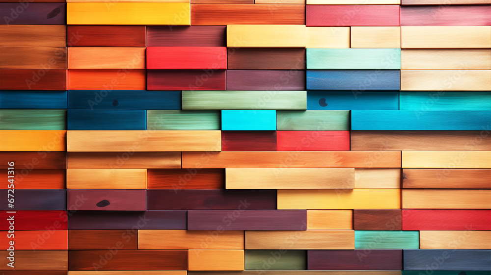 Colorful wood wall texture background. Abstract background of colorful wooden wall. Colorful wood wall texture background. Abstract background of colorful wooden wall.