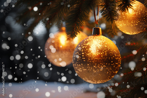 クリスマスツリーのオーナメント
