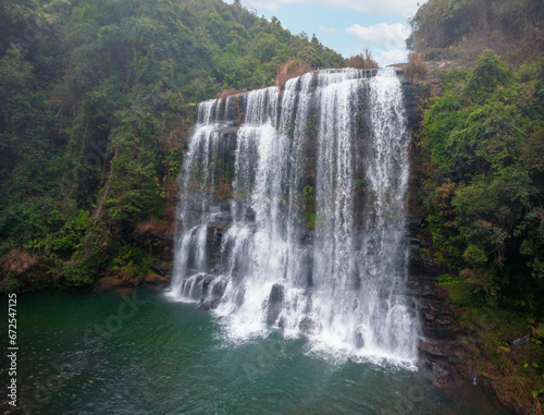 Huangmanzhai Waterfall Scenic Area  Jieyang City  Guangdong Province  China