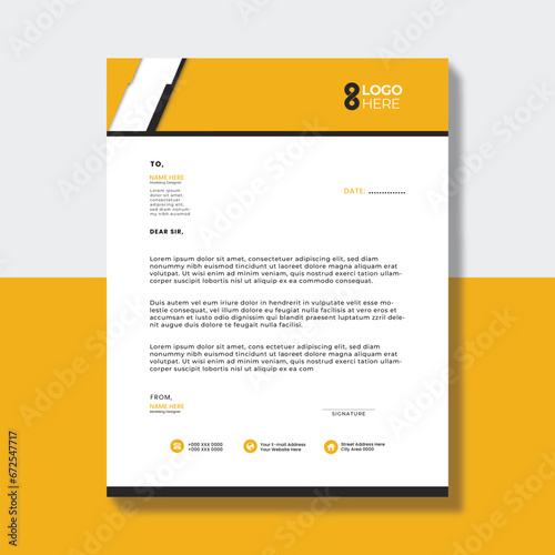 Elegant Brand Identity Letterhead