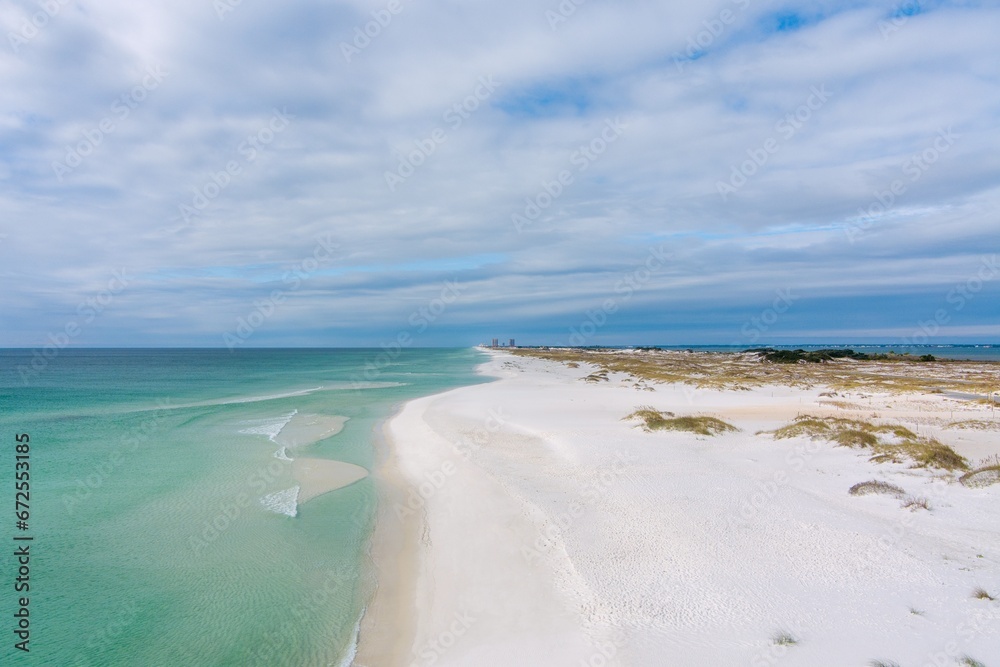 Fototapeta premium October morning at Pensacola Beach